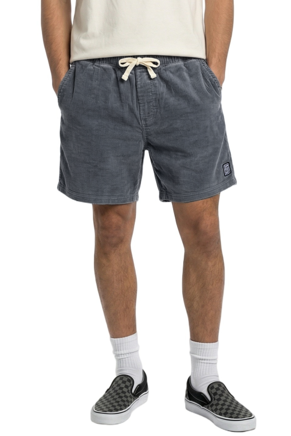 BamBooBay Chill Cord Shorts Navy
