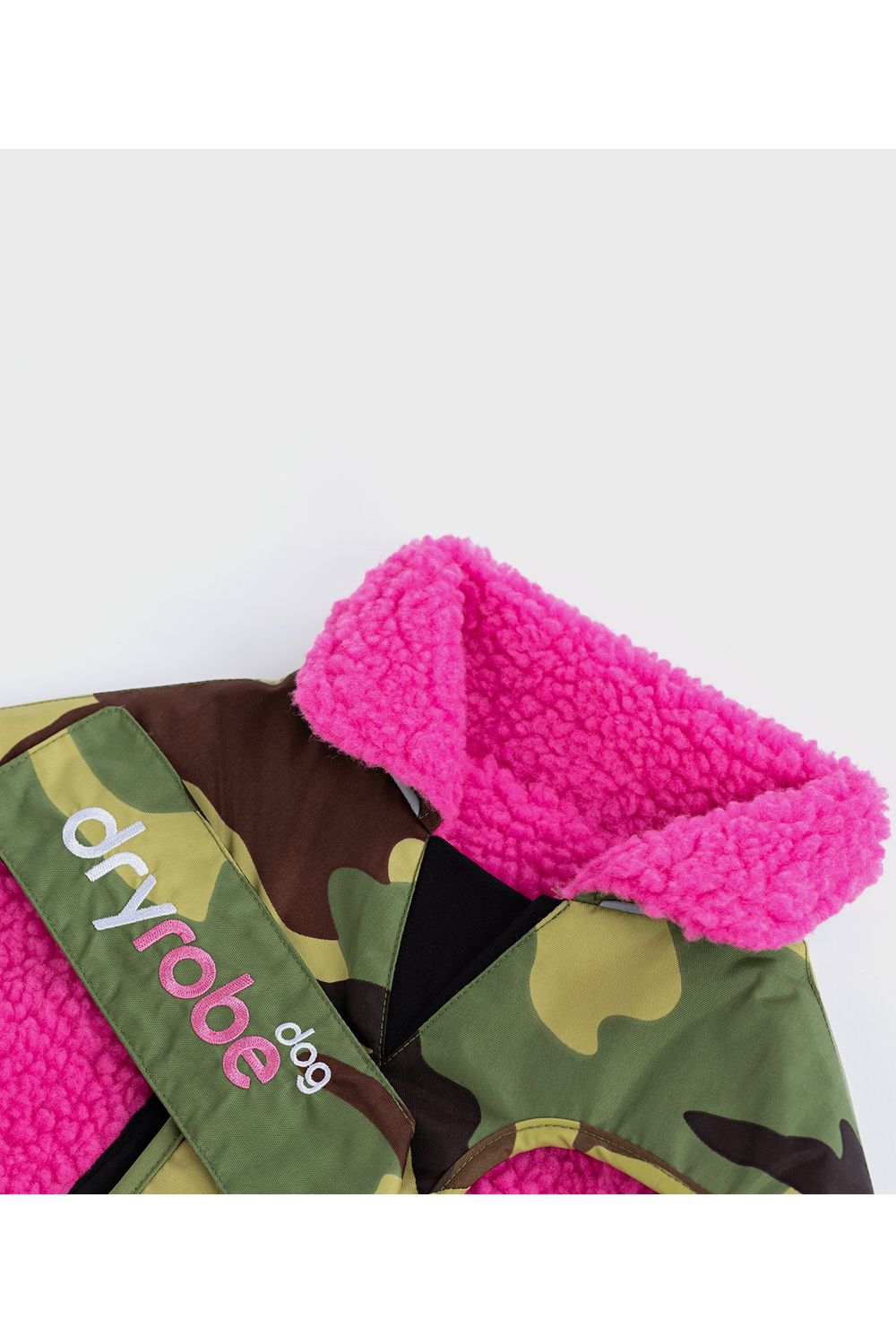 Dryrobe Dog Camouflage Pink