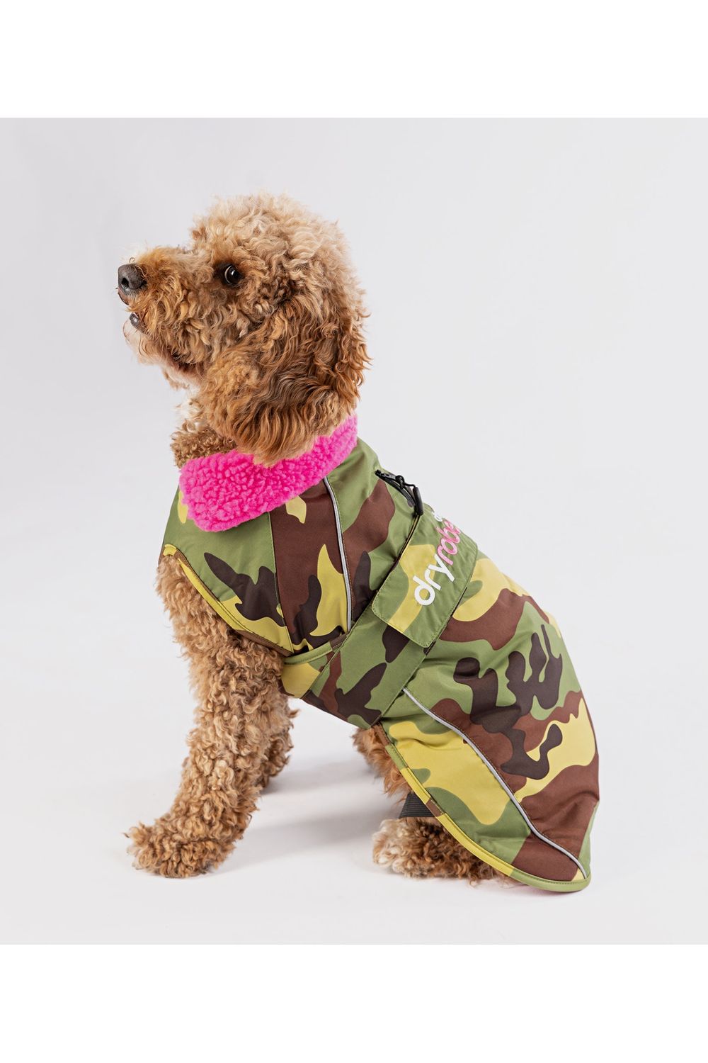 Dryrobe Dog Camouflage Pink