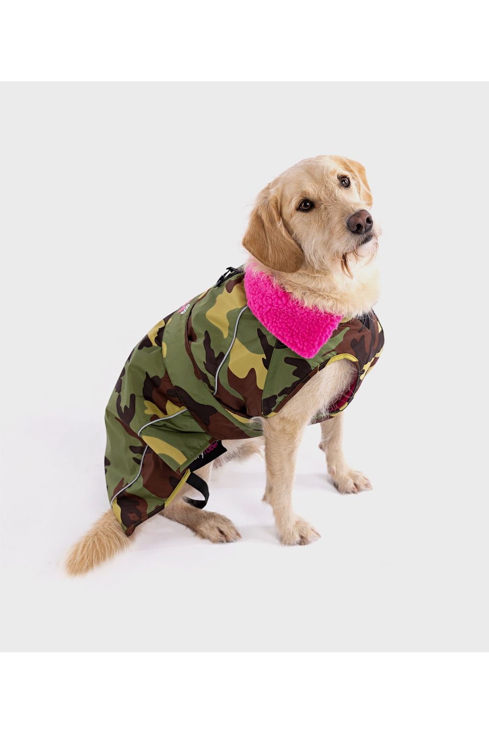 Dryrobe Dog Camouflage Pink