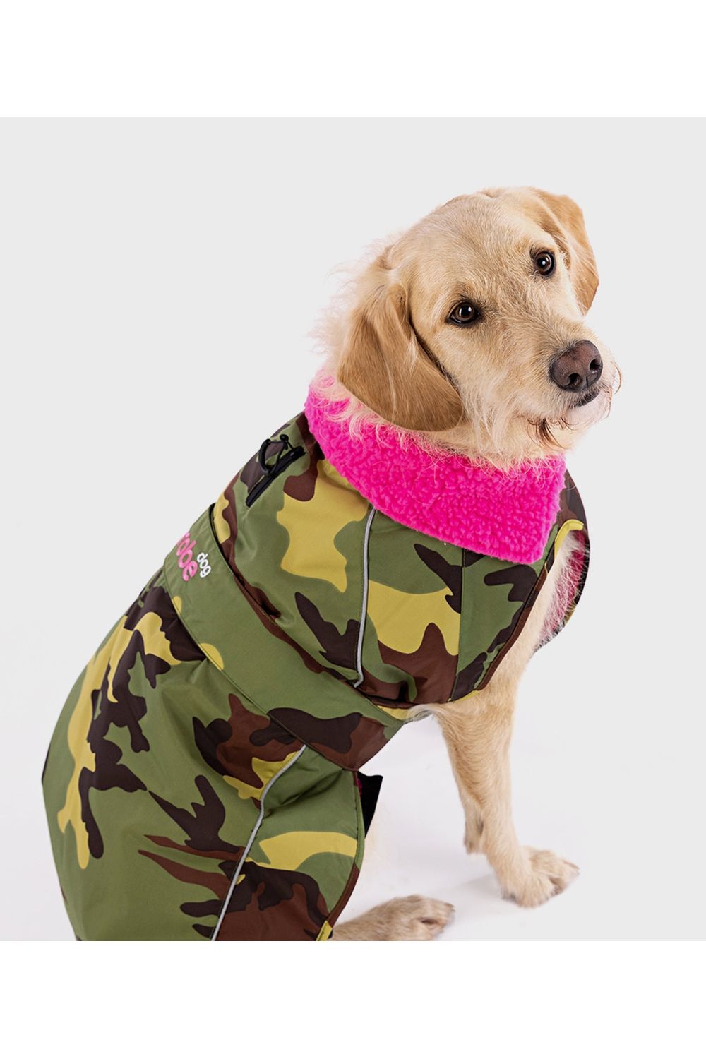 Dryrobe Dog Camouflage Pink