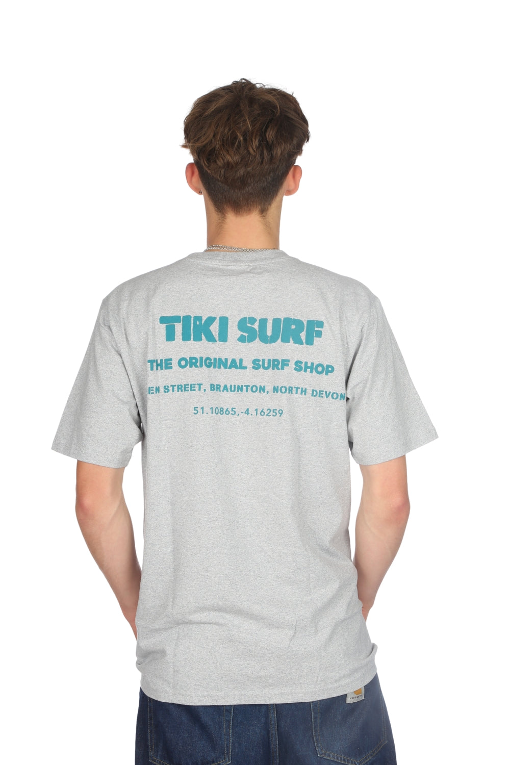 Tiki OG Surf Shop T-Shirt Ash Grey