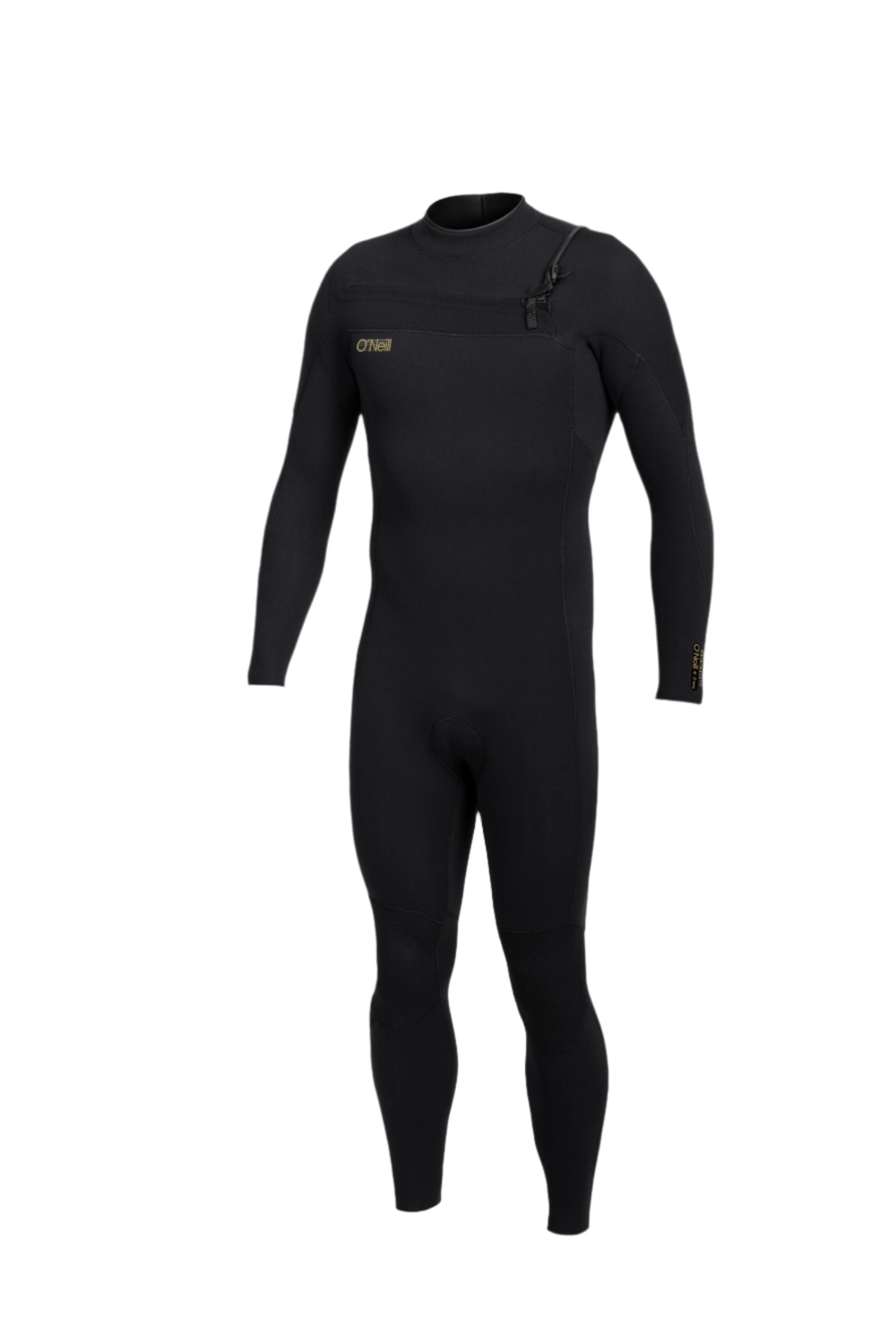 Black O'Neill 3/2 wetsuit with chest zip