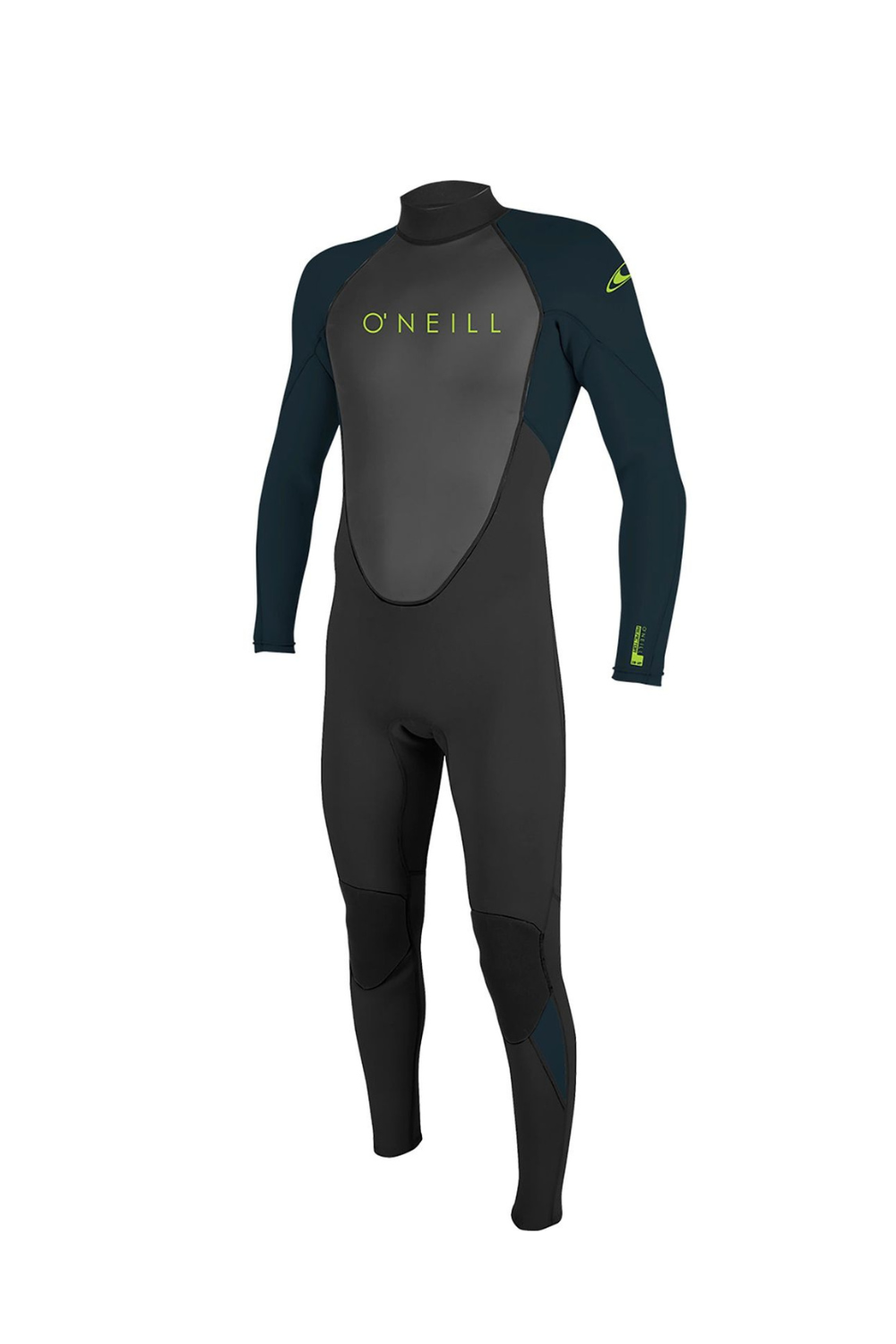 O'Neill Reactor-2 3/2mm Youth Wetsuit with Back Zip in Black/Slate
