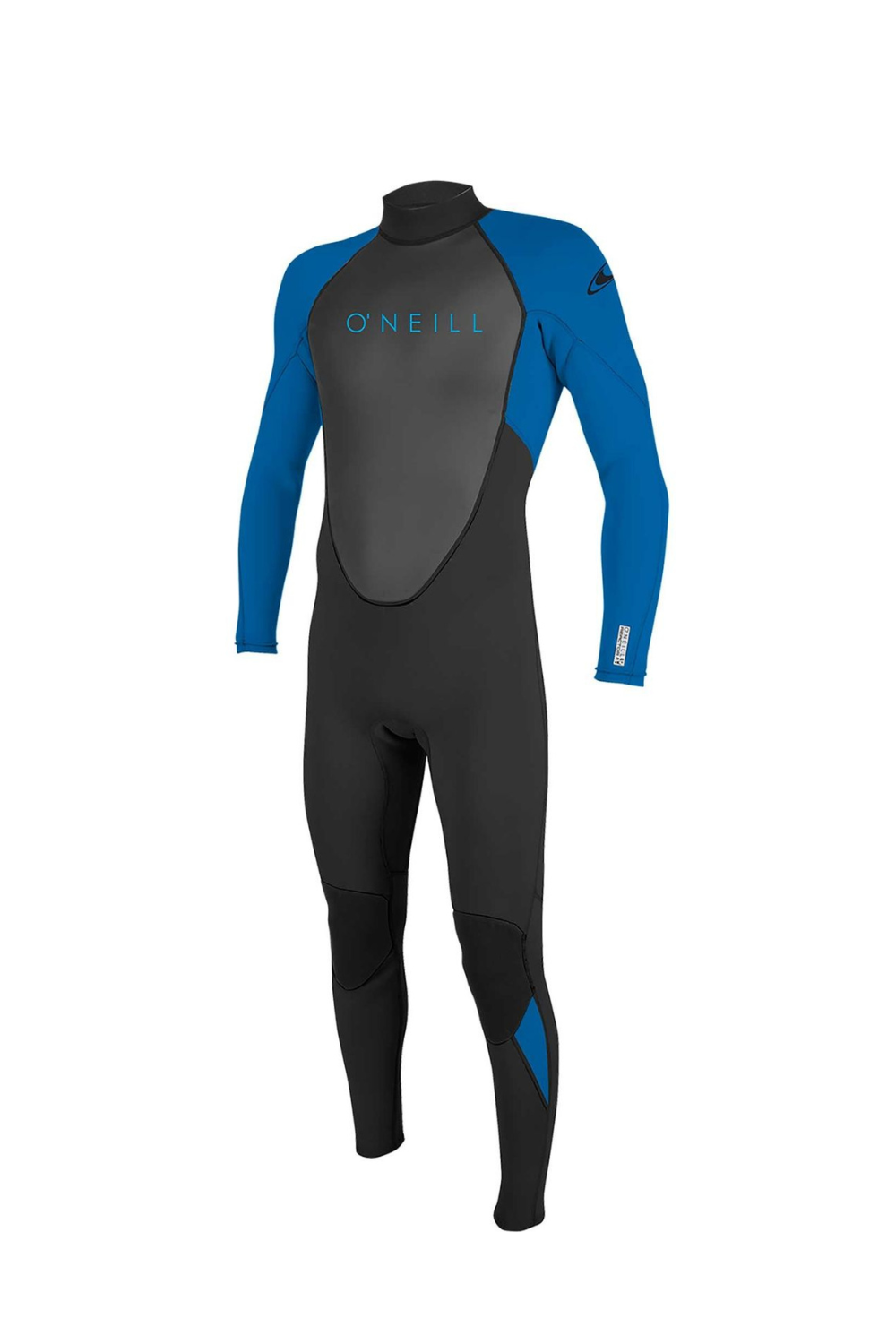 O'Neill Reactor-2 Youth 3/2mm Wetsuit with Back Zip in Black and Blue