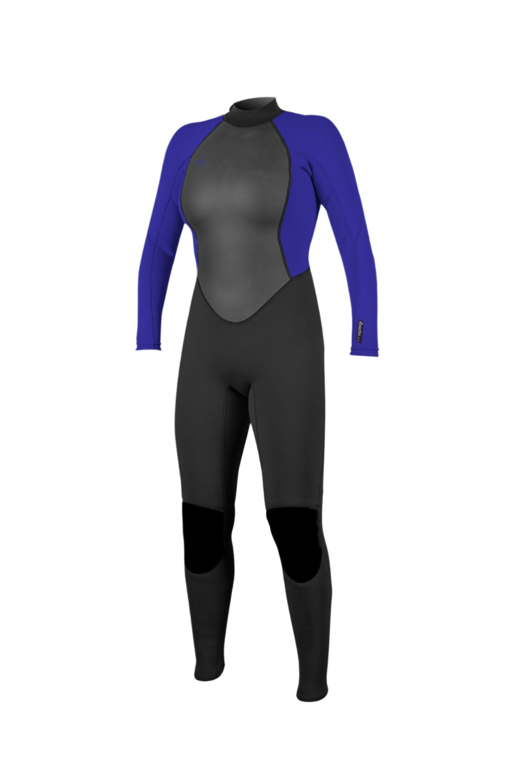 O'Neill Reactor 2 women's  3/2mm wetsuit with Back Zip in black and cobalt