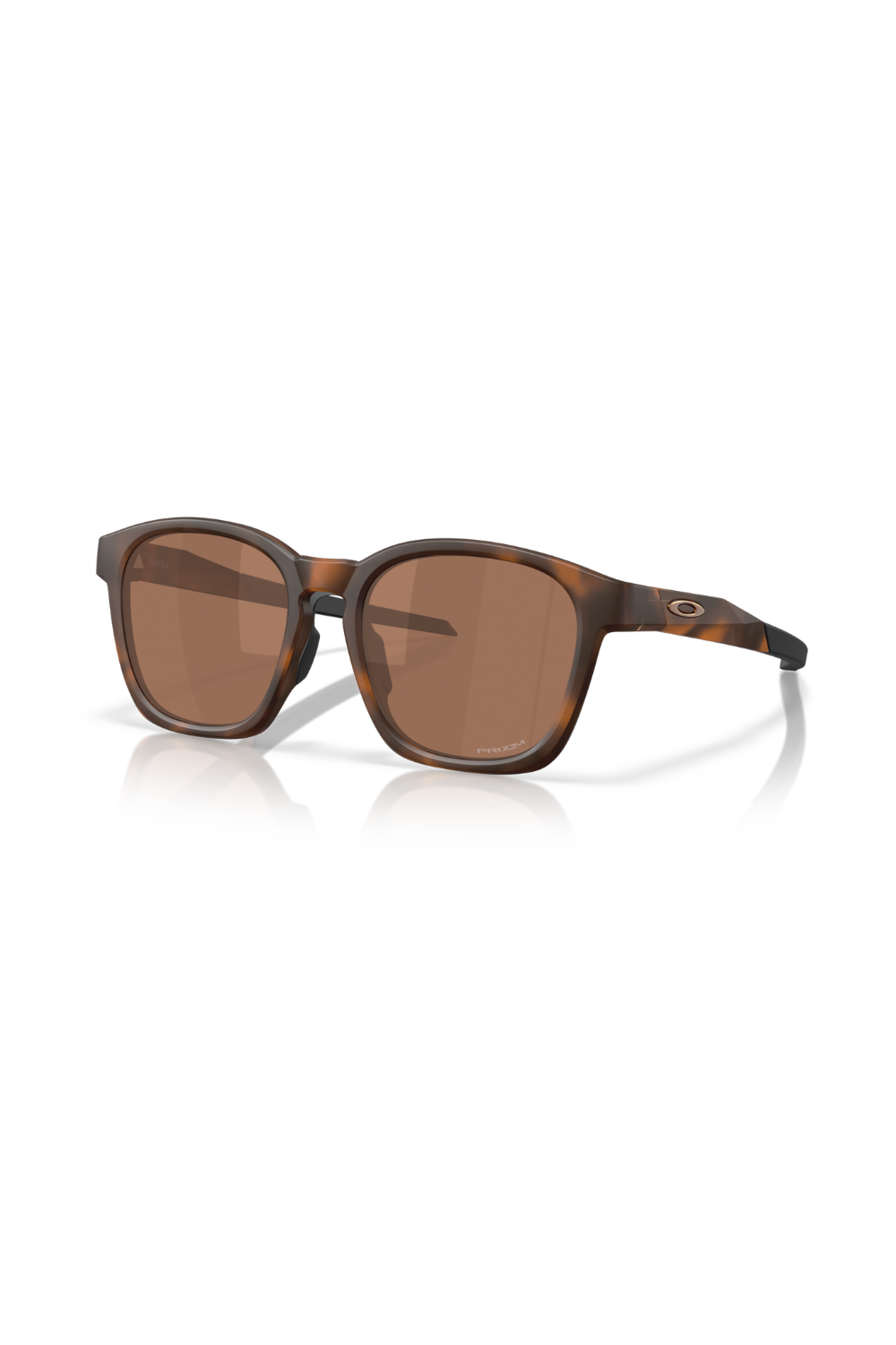 Oakley Shackle Sunglasses Matte Brown Tortoise Frame and Tungsten lenses
