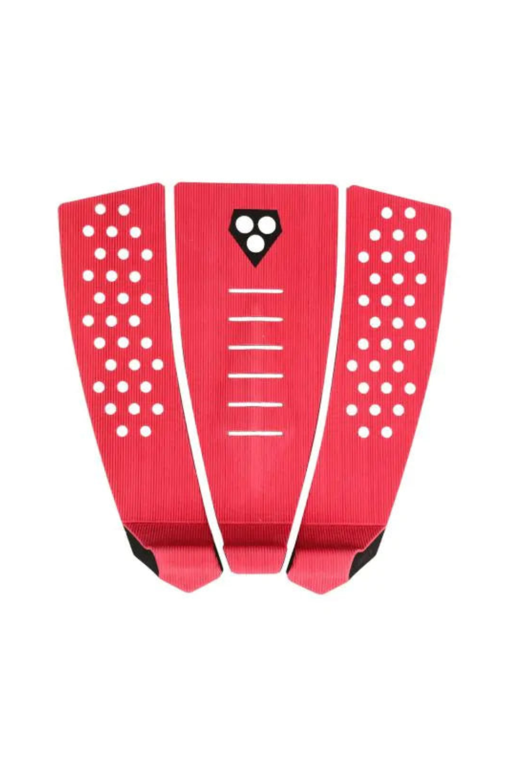 Red surfboard tail pad