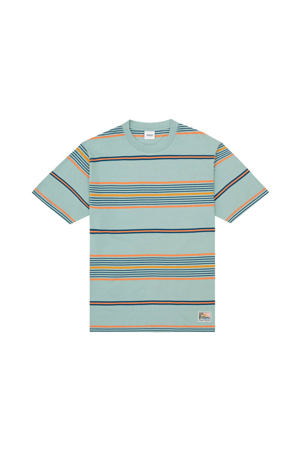 Striped t-shirt from Parlez in a light blue colour