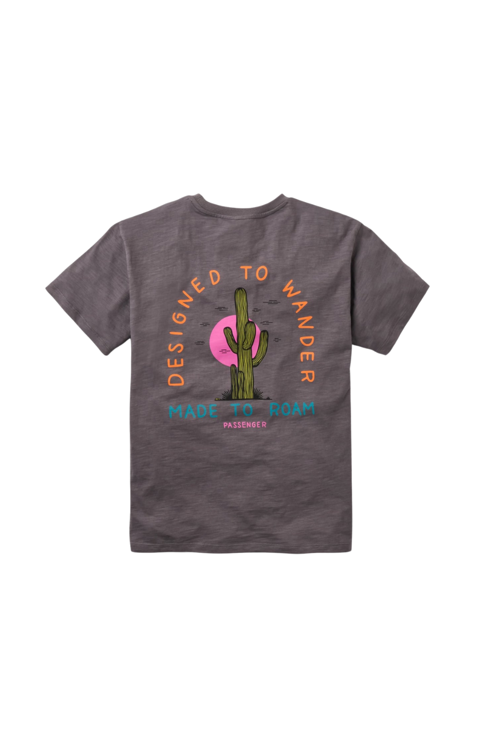 Passenger Explore Womens T-Shirt Charcoal
