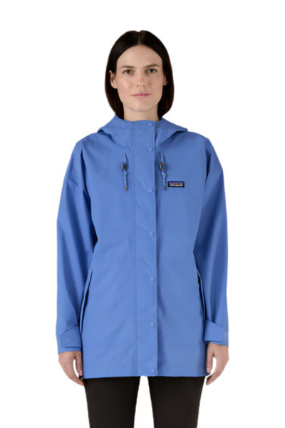patagonia フード付きレディースレインウェア 青 Patagonia W'S Outdoor Everyday Rain Jacket Abundant Blue
