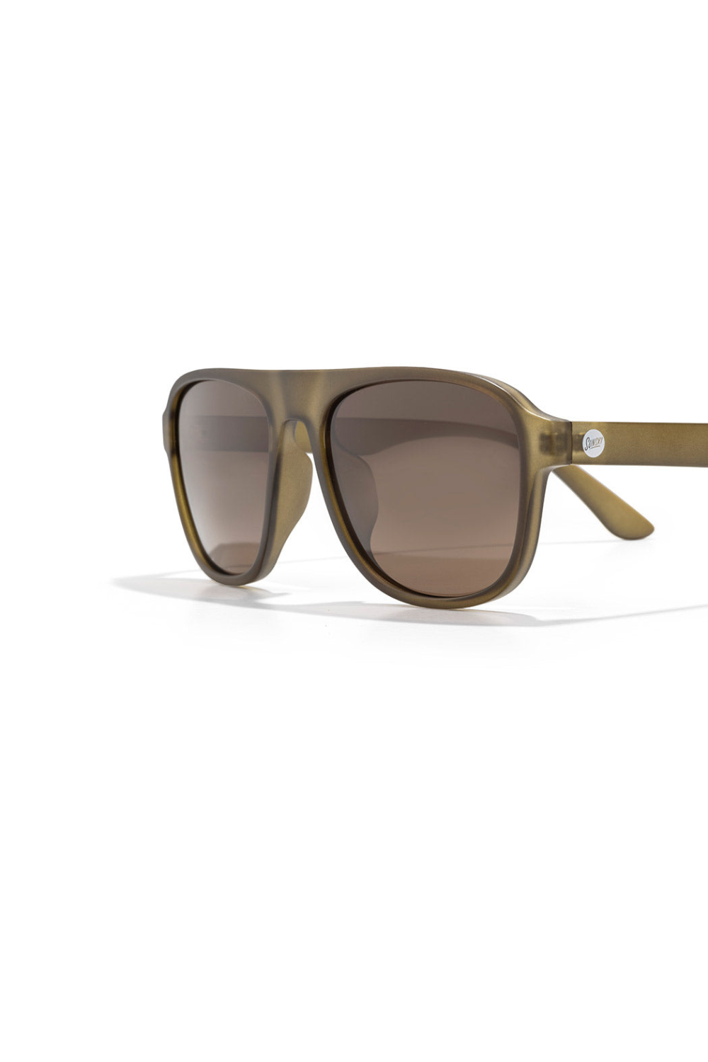 Sunski Shoreline Sunglasses Olive Amber