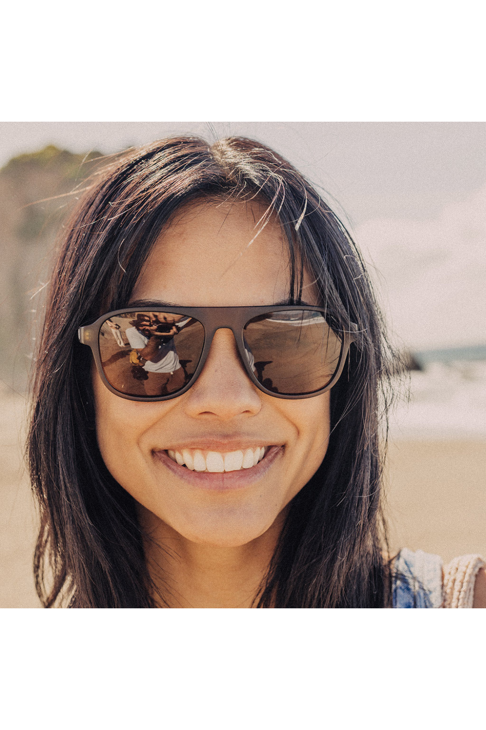Sunski Shoreline Sunglasses Olive Amber