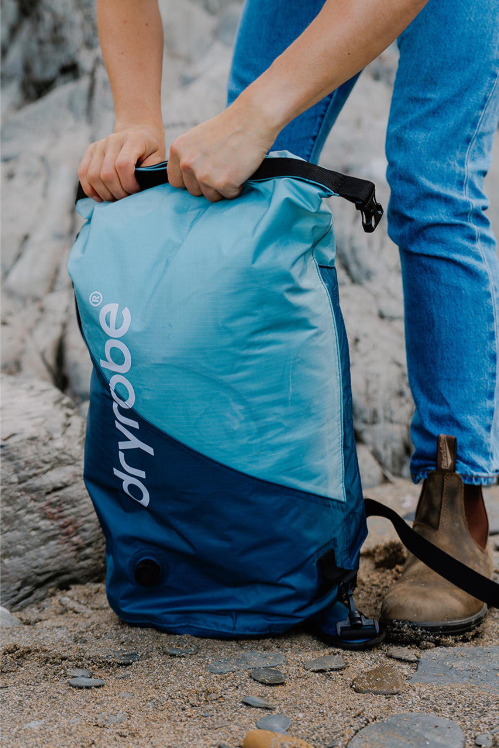 Dryrobe Compression Bag Blue/Light Blue