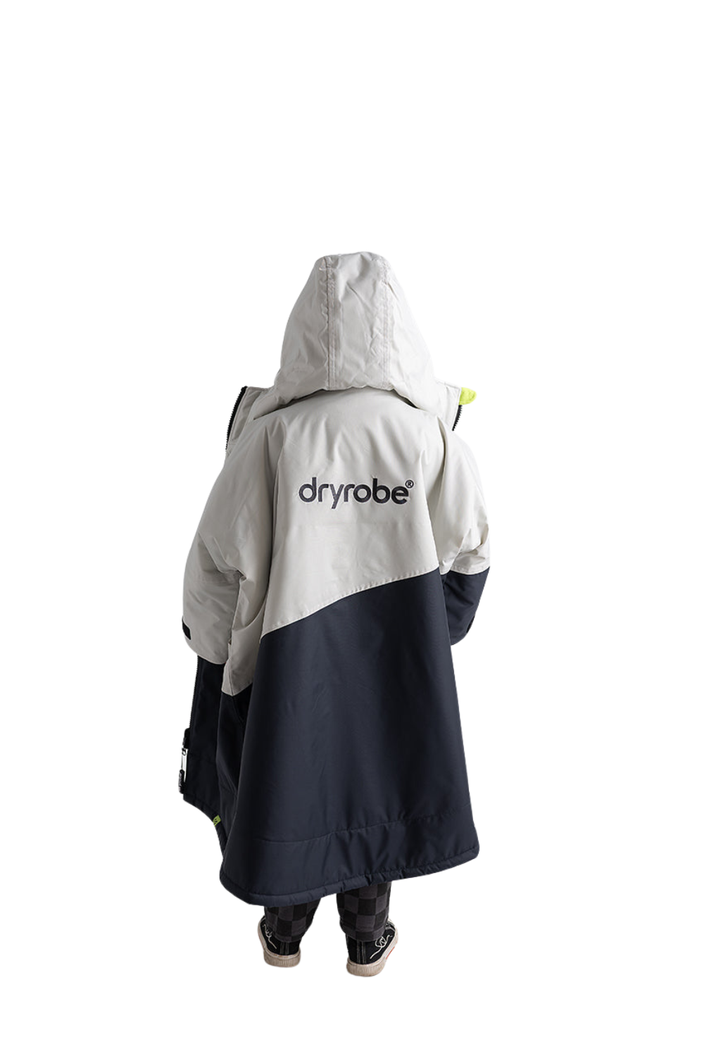 Dryrobe Advance Kids Long Sleeve Changing Robe Anthracite/Lime