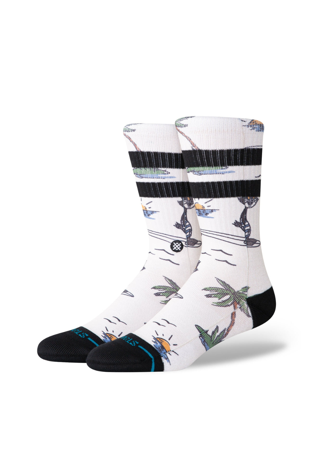 Stance Kool Kats Surf Crew Socks Canvas
