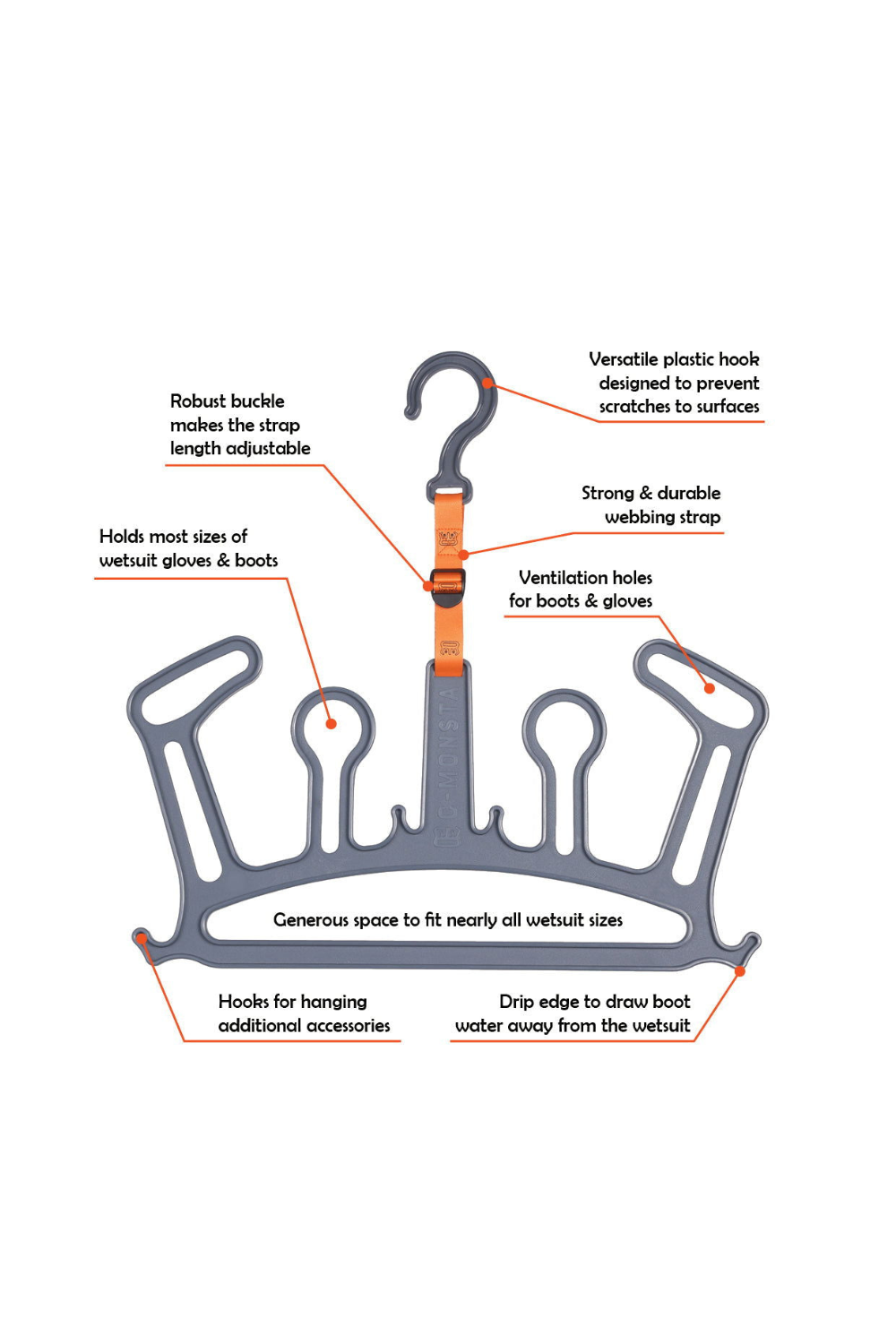 C-Monsta Wetsuit Hanger V2