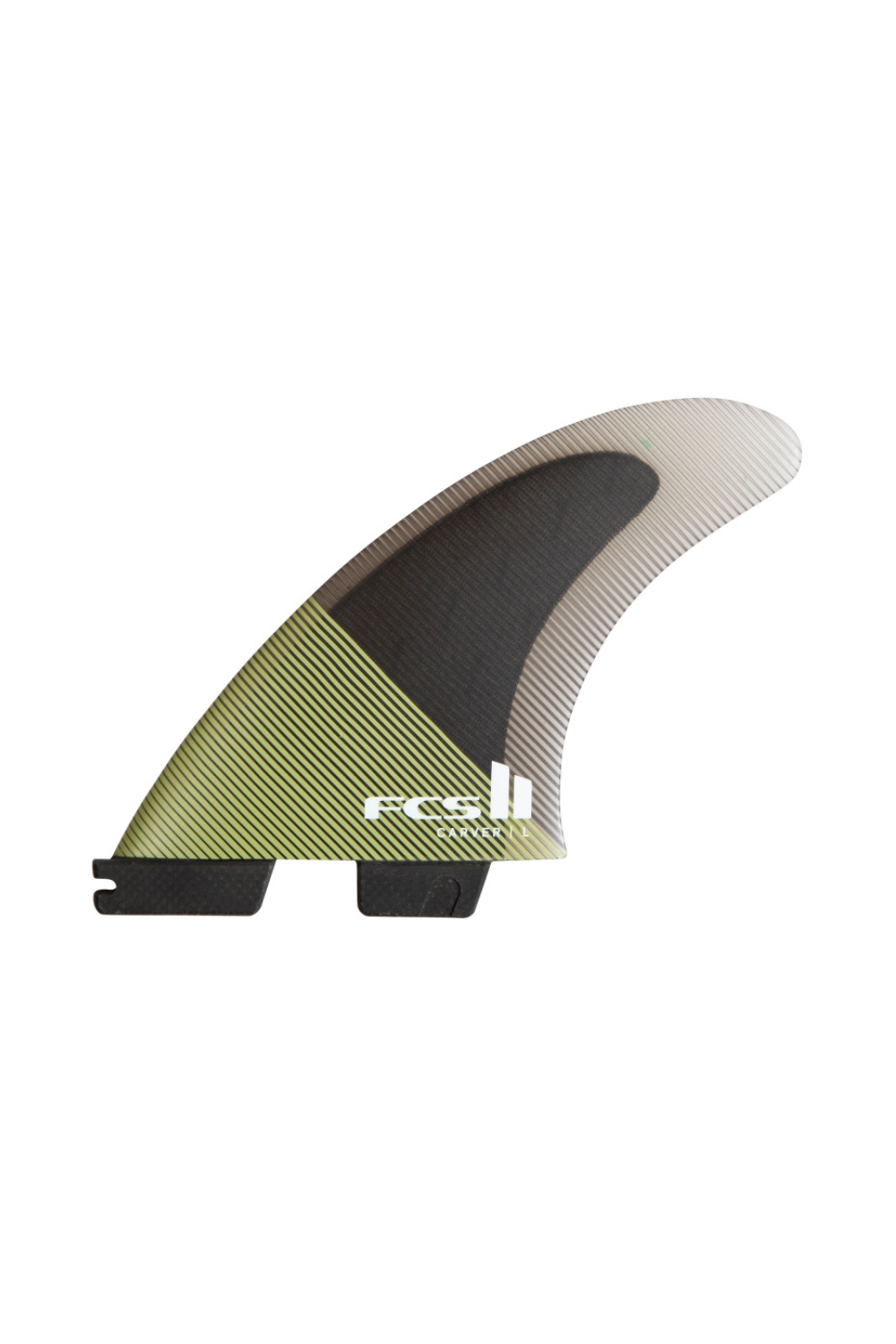 FCS II Carver PC Thruster Surfboard Fin Set Eucalyptus