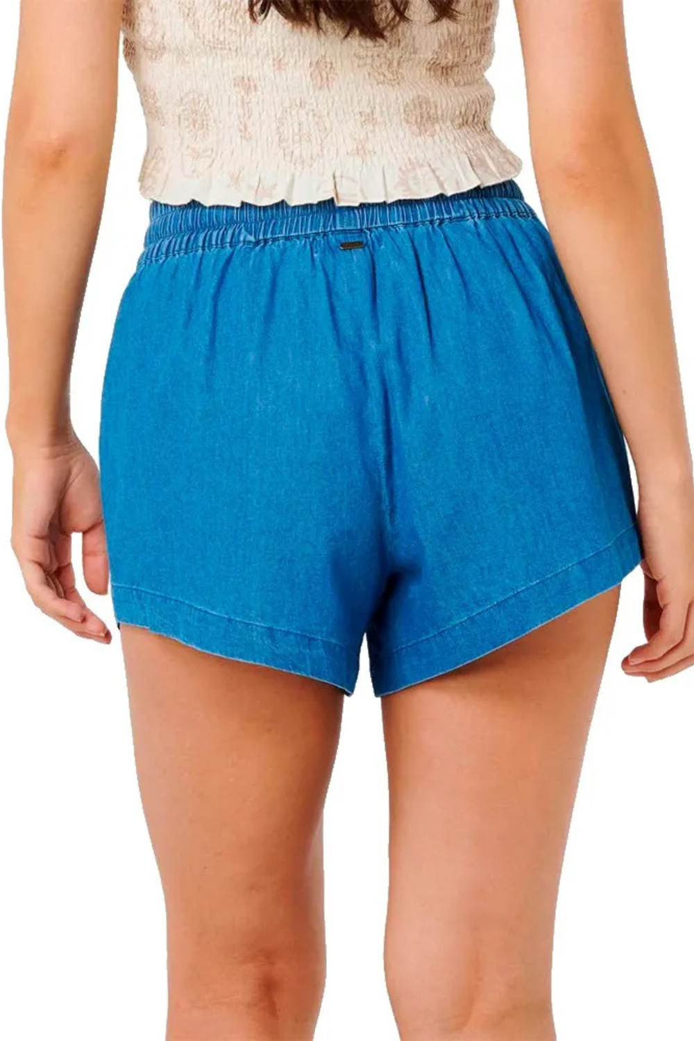 Rip Curl Catalina Islands Chambray Womens Shorts Mid Blue