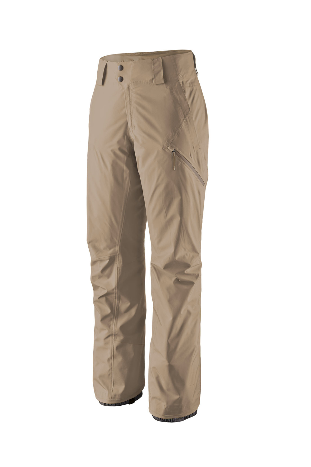 Patagonia Womens Powder Town Snow Pants Seabird Grey