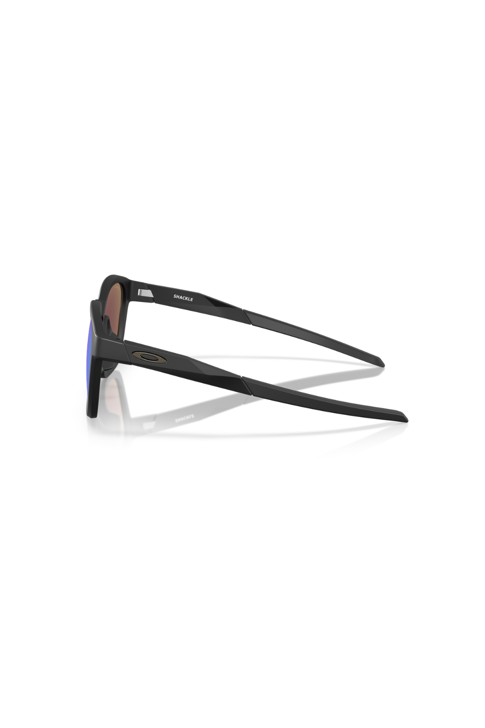 Oakley Shackle Sunglasses Prizm Sapphire Lenses, Matte Black Frame