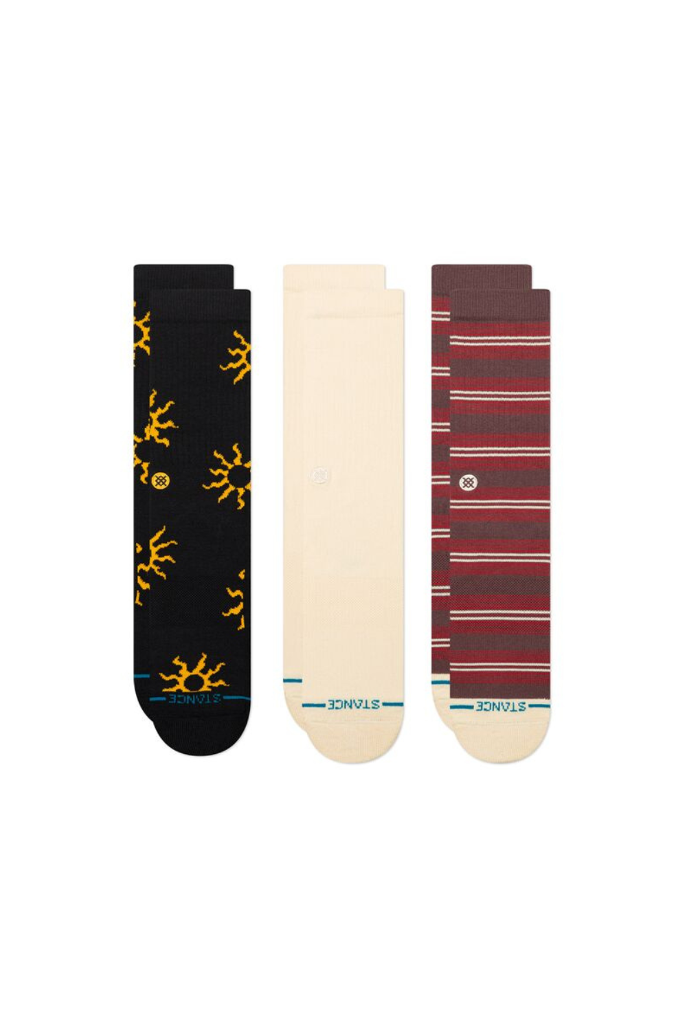 Stance Heatwave Crew Socks 3 Pack Multi