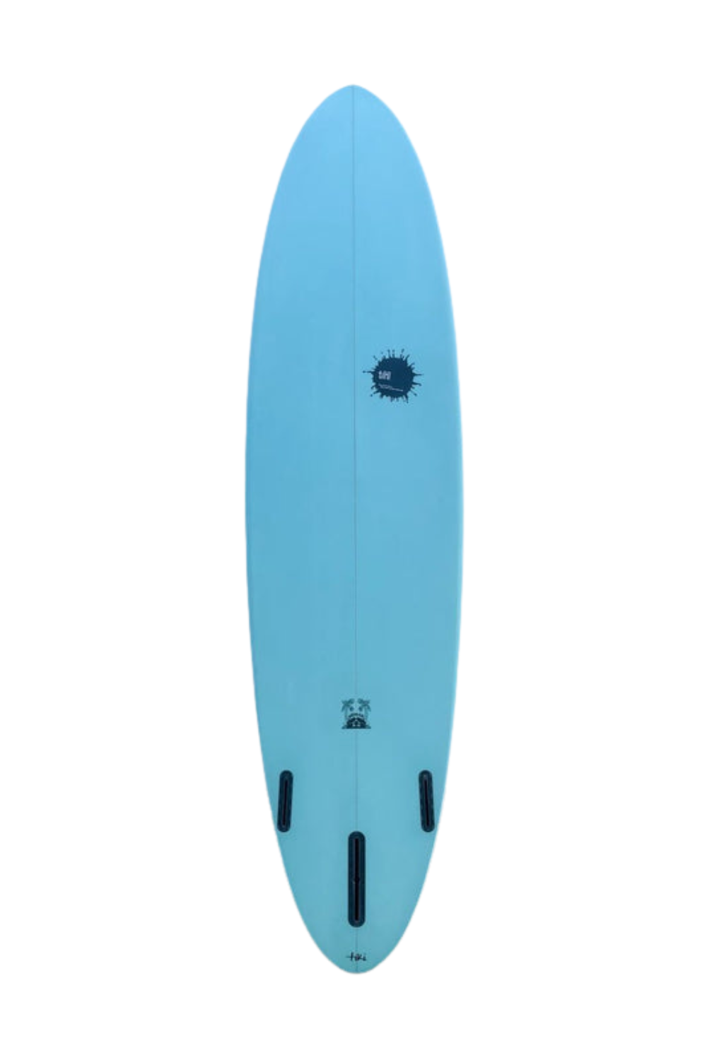 Tiki Custom Surfboard - 7'2 Nomad Mid - Iced Aqua