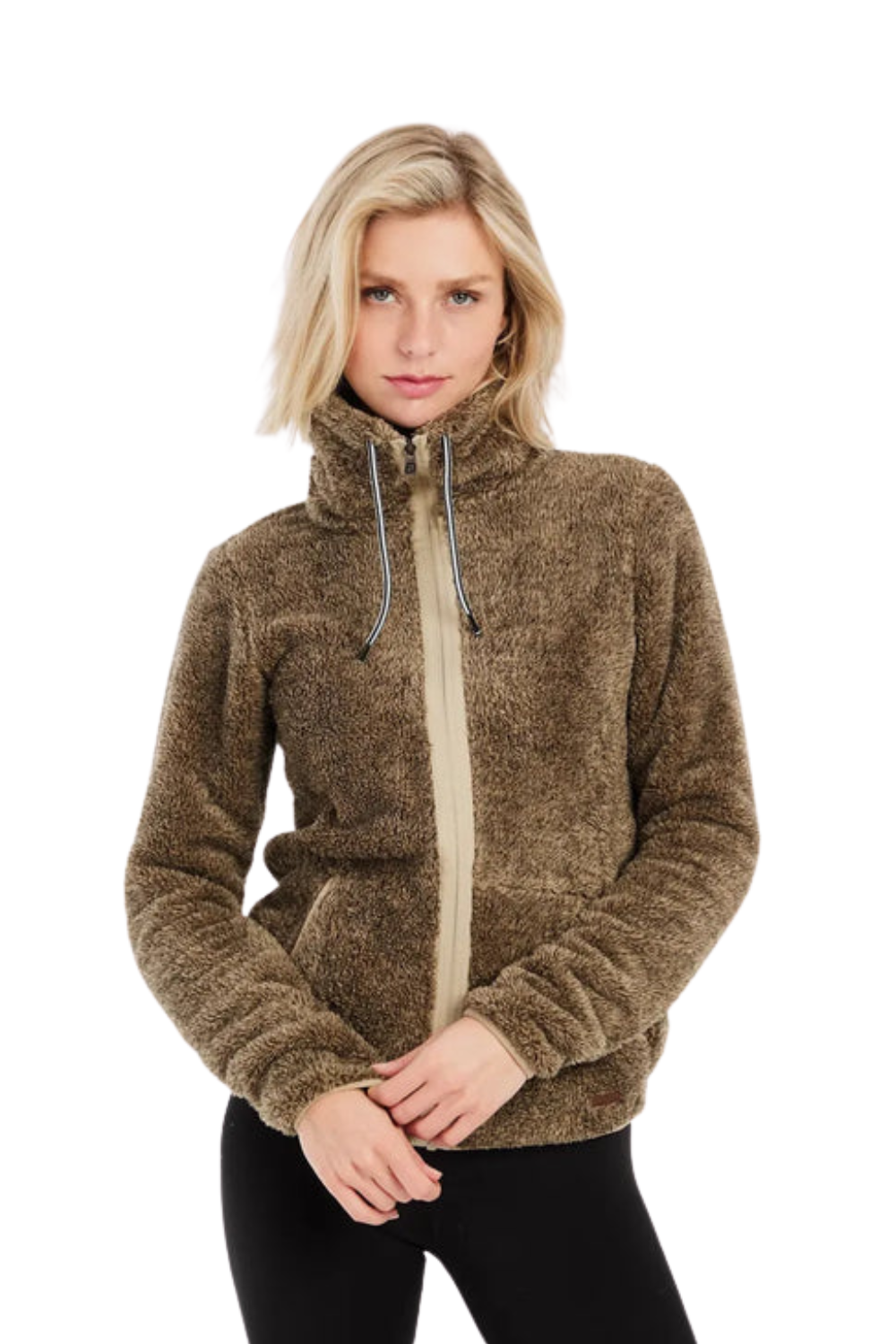 Protest Riri Full Zip Top Bamboo Beige