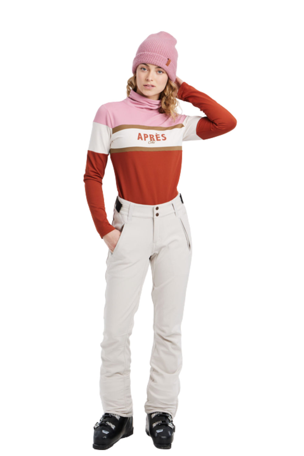 Protest Lole Womens Softshell Ski Pants Kitoffwhite