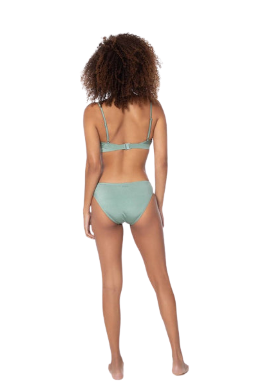 Protest Mixadairs Triangle Bikini Top Green Baygreen