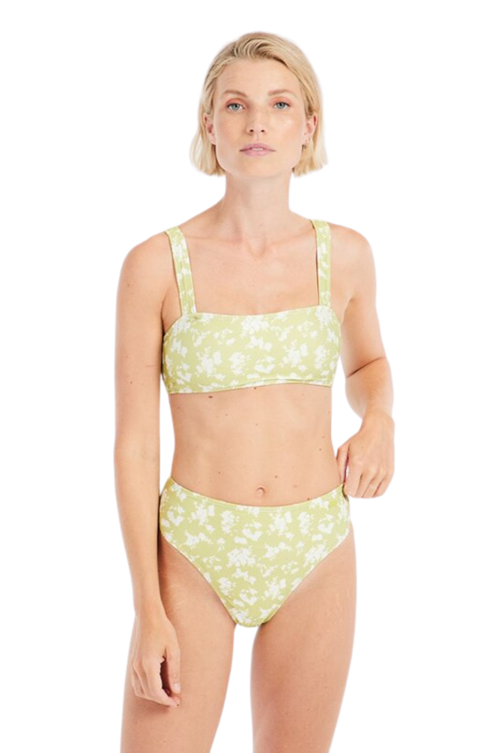 Protest Prtcosco Bandeau Bikini Sour Green