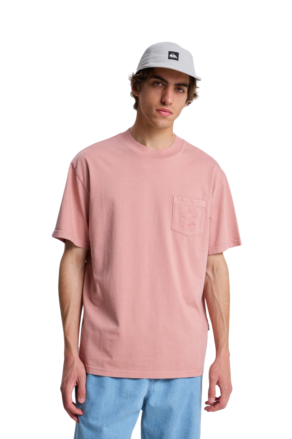 Quiksilver Oxni Washed Mens T-Shirt Desert Sand