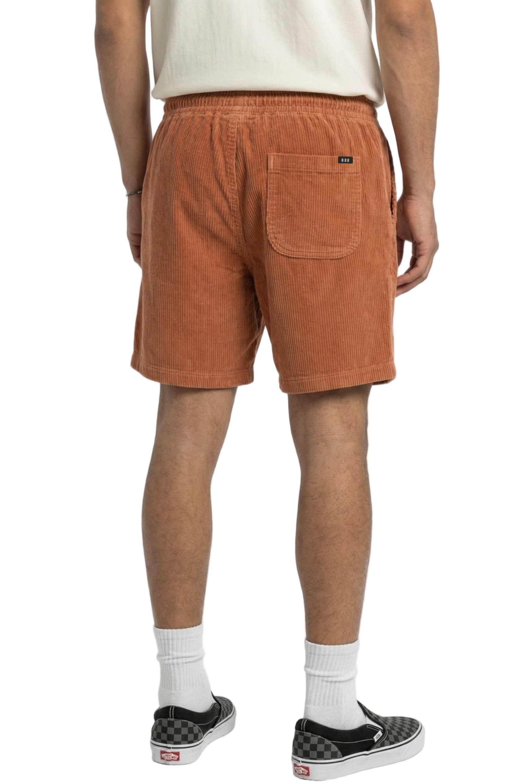 BamBooBay Chill Cord Shorts Rust
