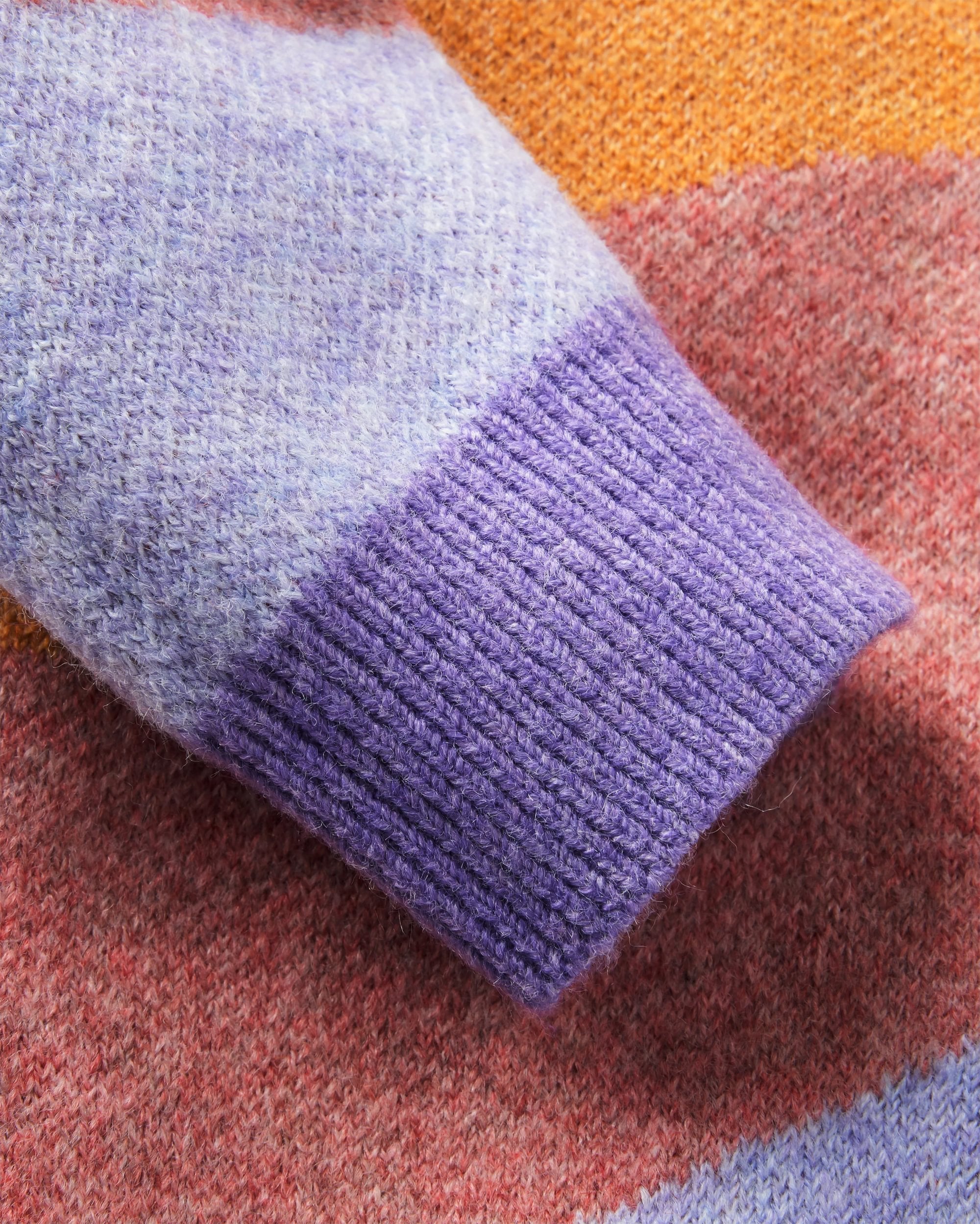 Passenger Scenic Recycled Knitted Jumper Scenic Sunrise Orange