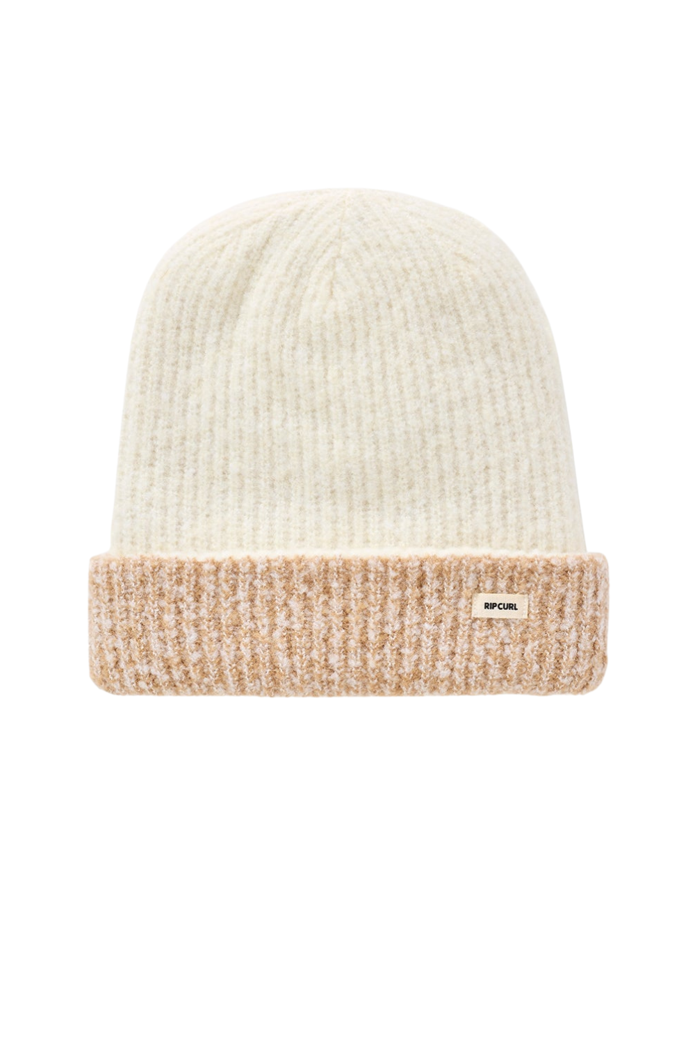 Rip Curl 2 Tone Revo Womens Beanie Off White/Tan
