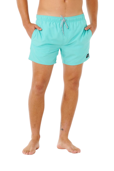 Rip Curl Offset Mens Volley Shorts Aqua