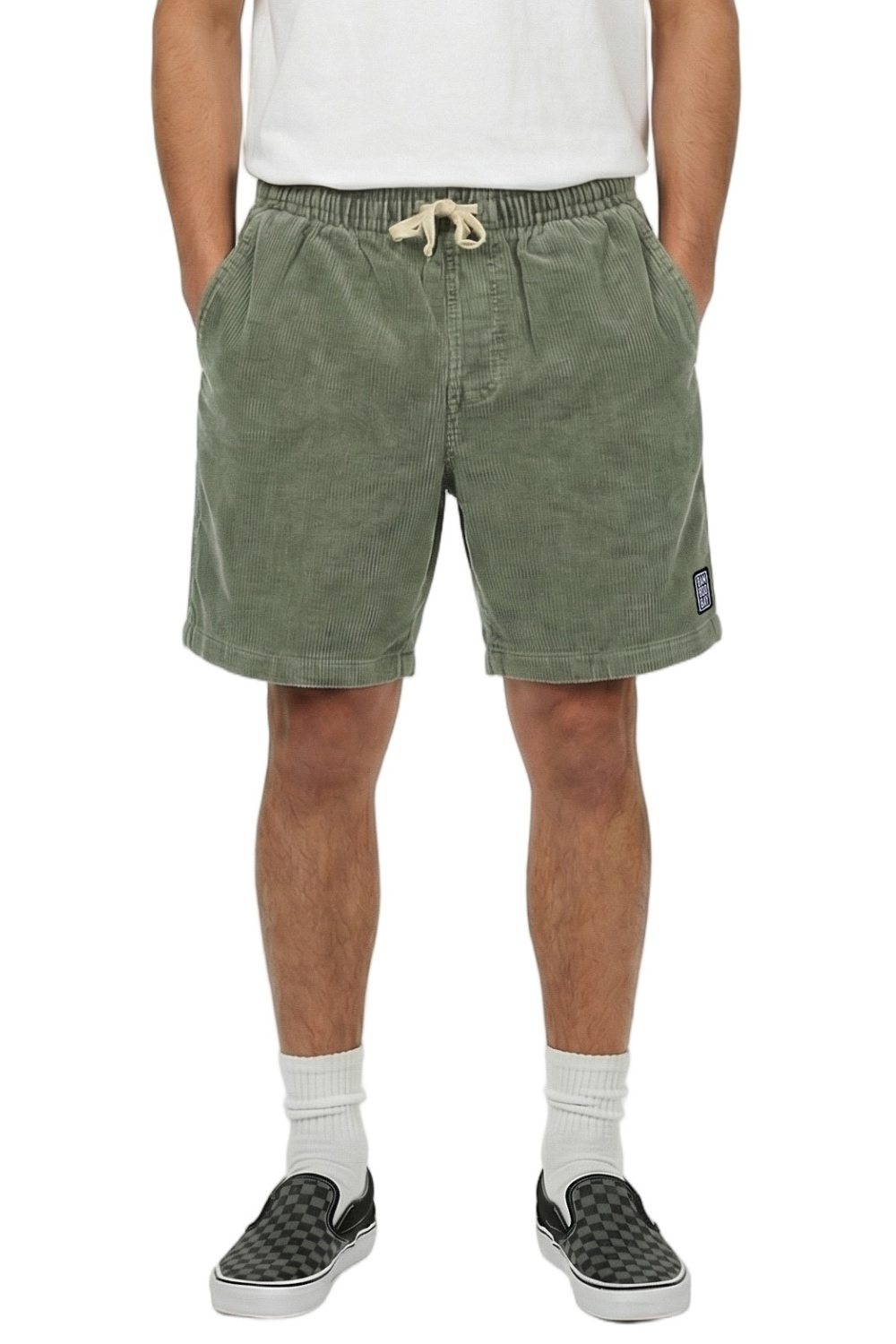 BamBooBay Chill Cord Shorts Sage Green