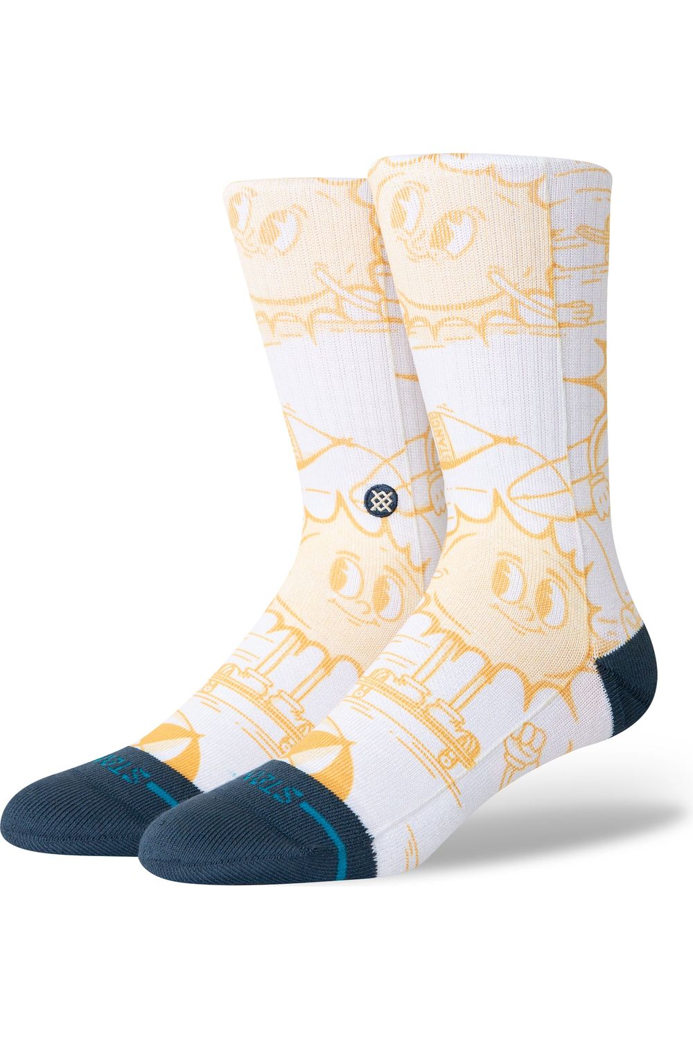 Stance Sonnys Crew Socks Yellow