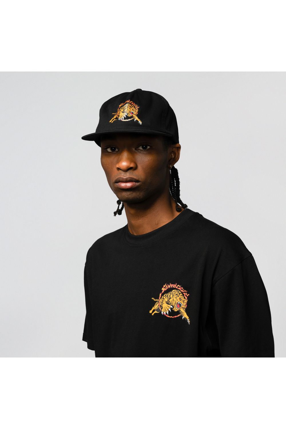 Santa Cruz Salba Tiger Simplified Cap Black