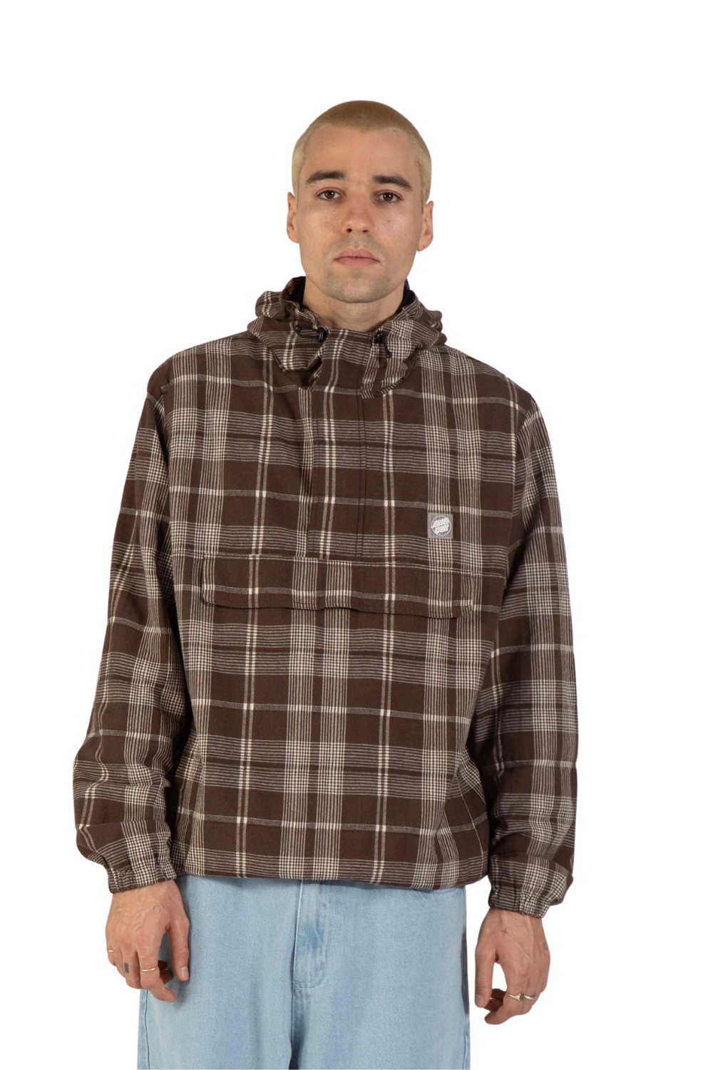 Santa Cruz Henri Mens Jacket Brown Check