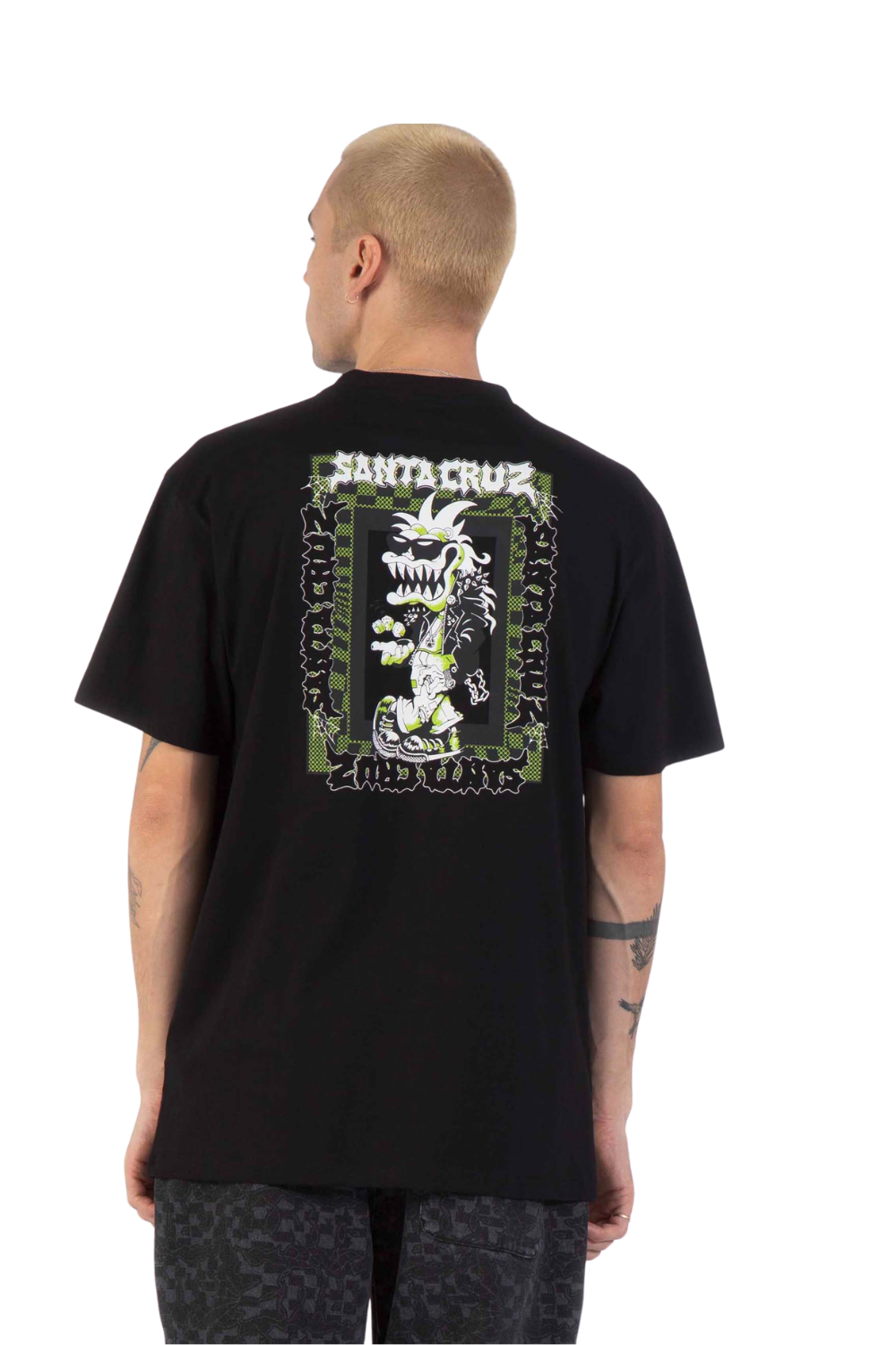 Santa Cruz Punk Gremlin Mens T-Shirt Black