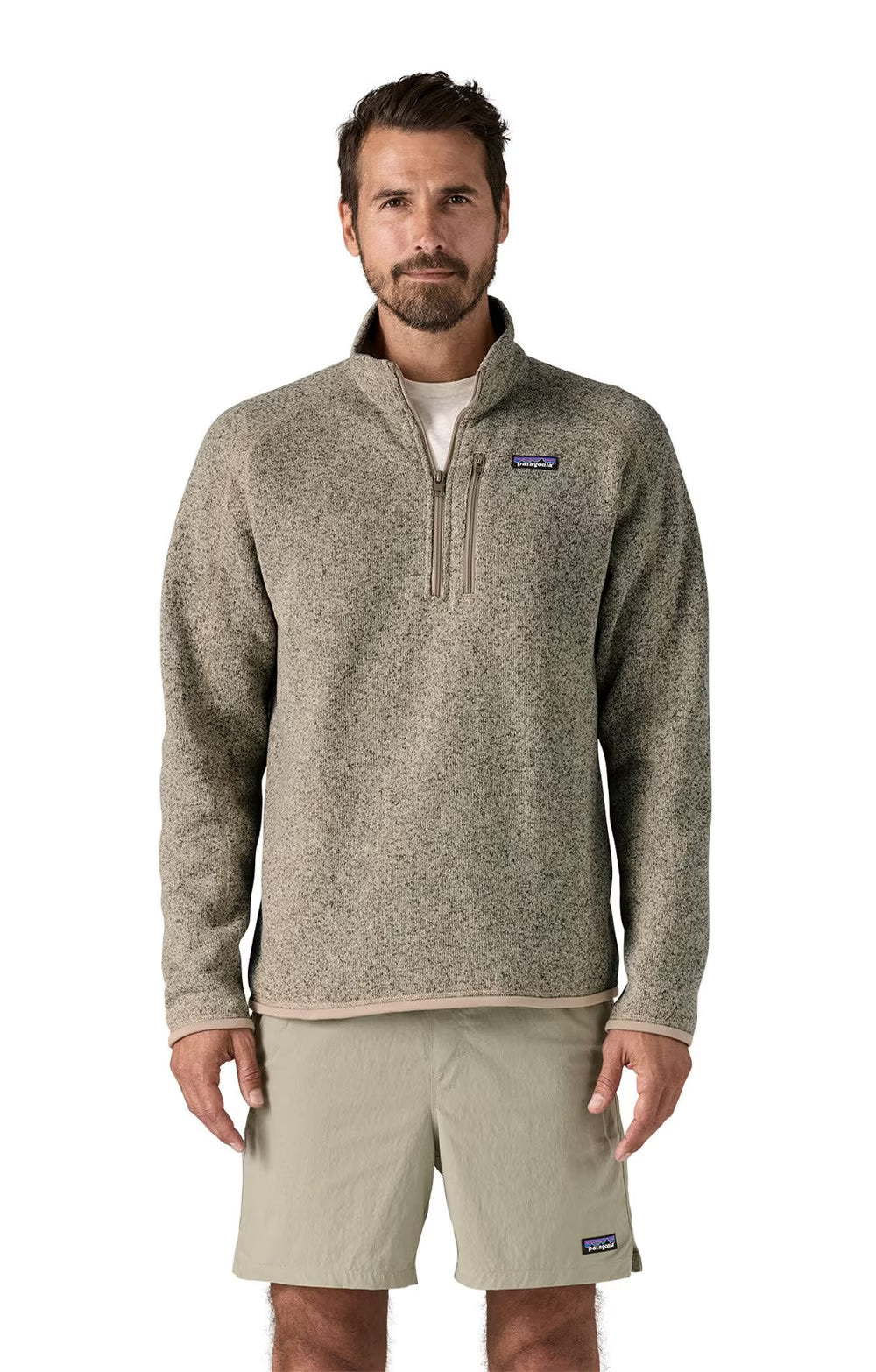 Patagonia Mens Better Sweater 1/4 Zip Seabird Grey