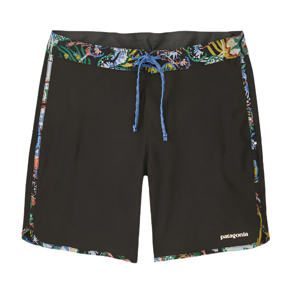Patagonia Men's Hydropeak Side Shore Boardshorts - 18In. Undersea: Black