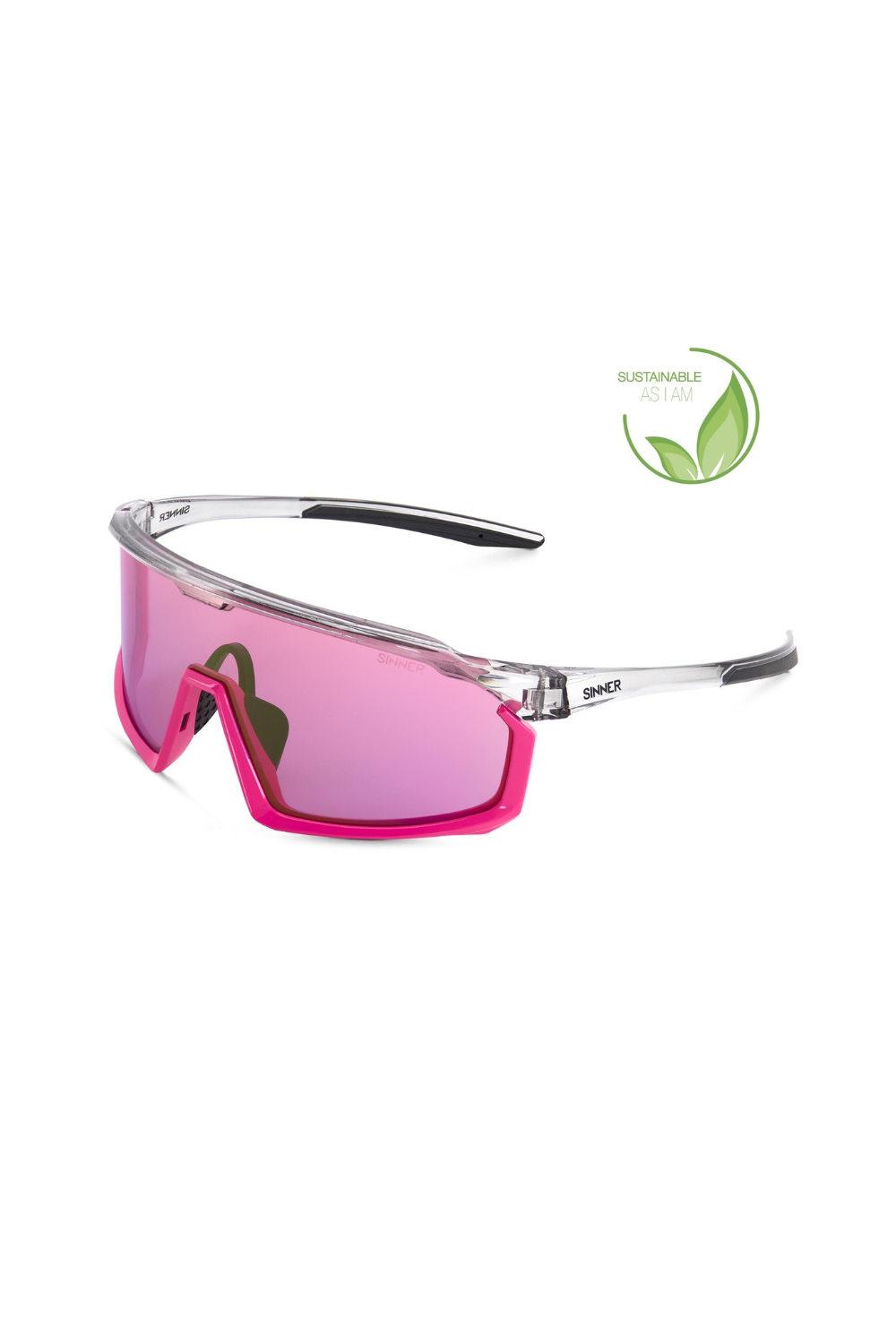 Sinner Araza Sunglasses Cry Light Grey/Shiny Pink