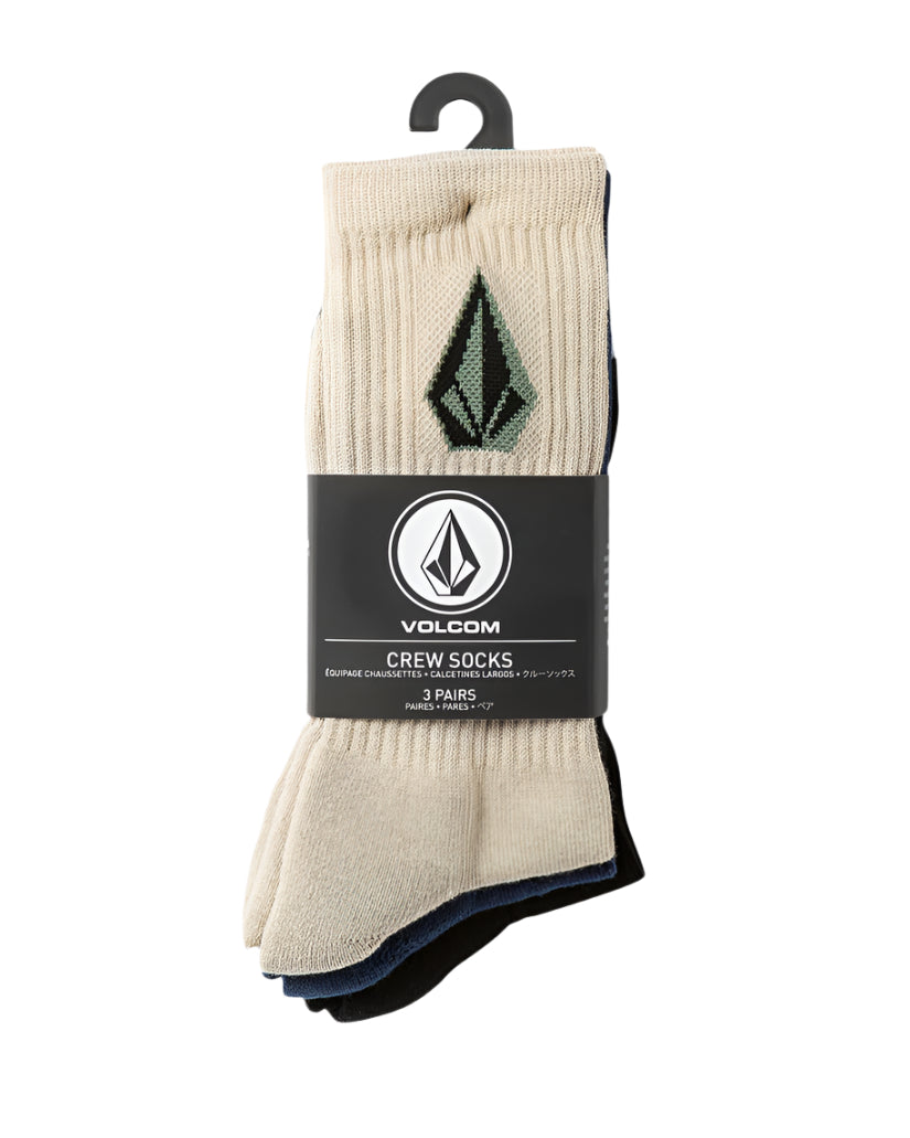 Volcom Full Stone Mix Sock 3 Pack Multi