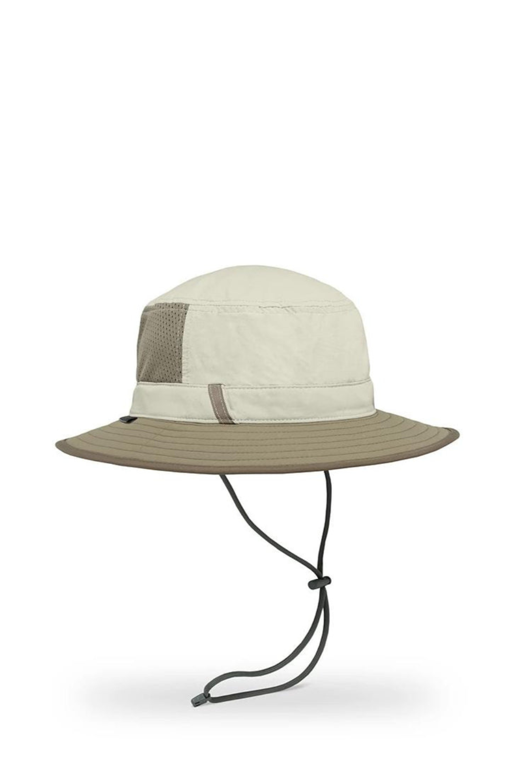 Bucket hat with a strap on a white background