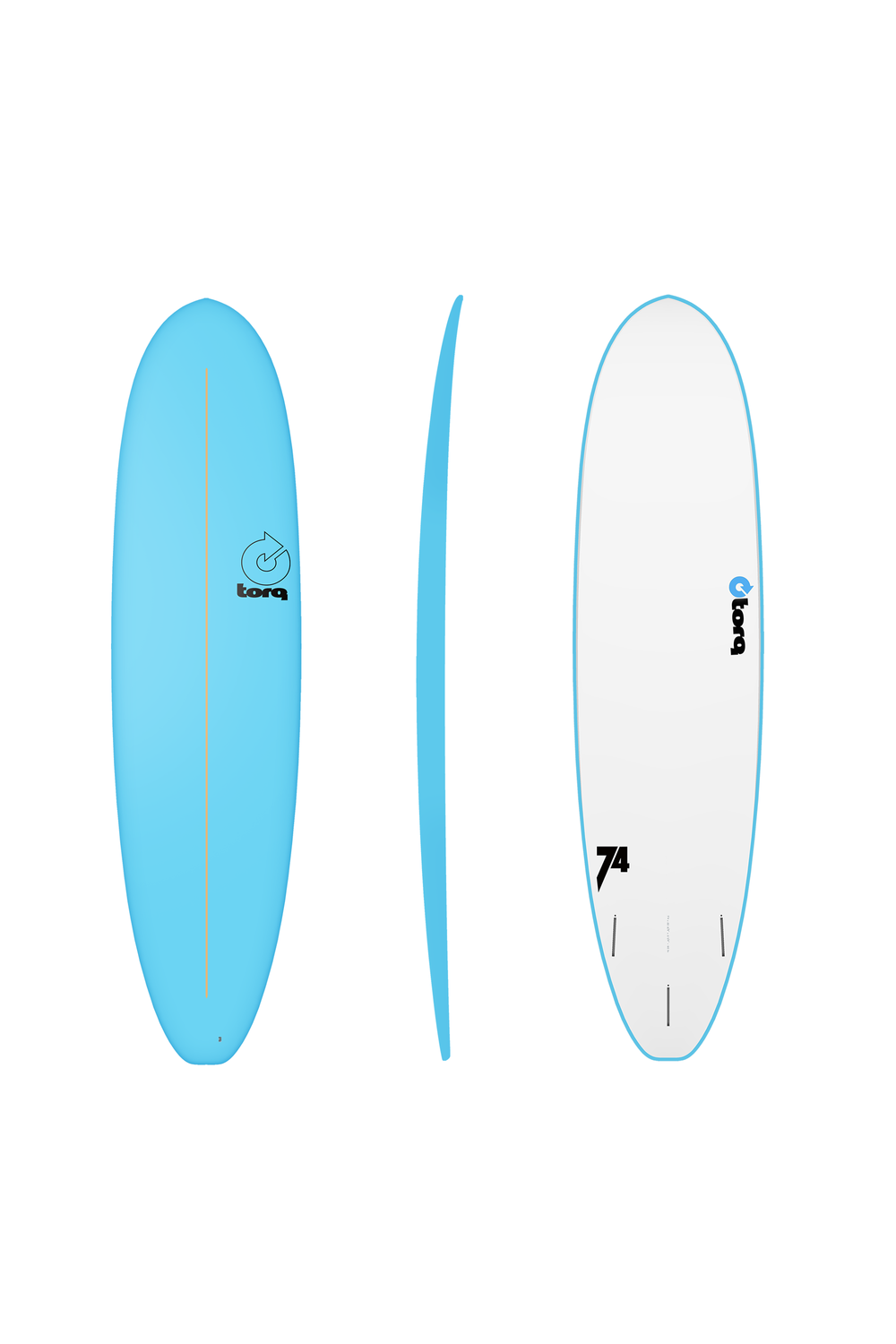 Torq Soft Deck Mod Fun V+ Surfboard in Blue