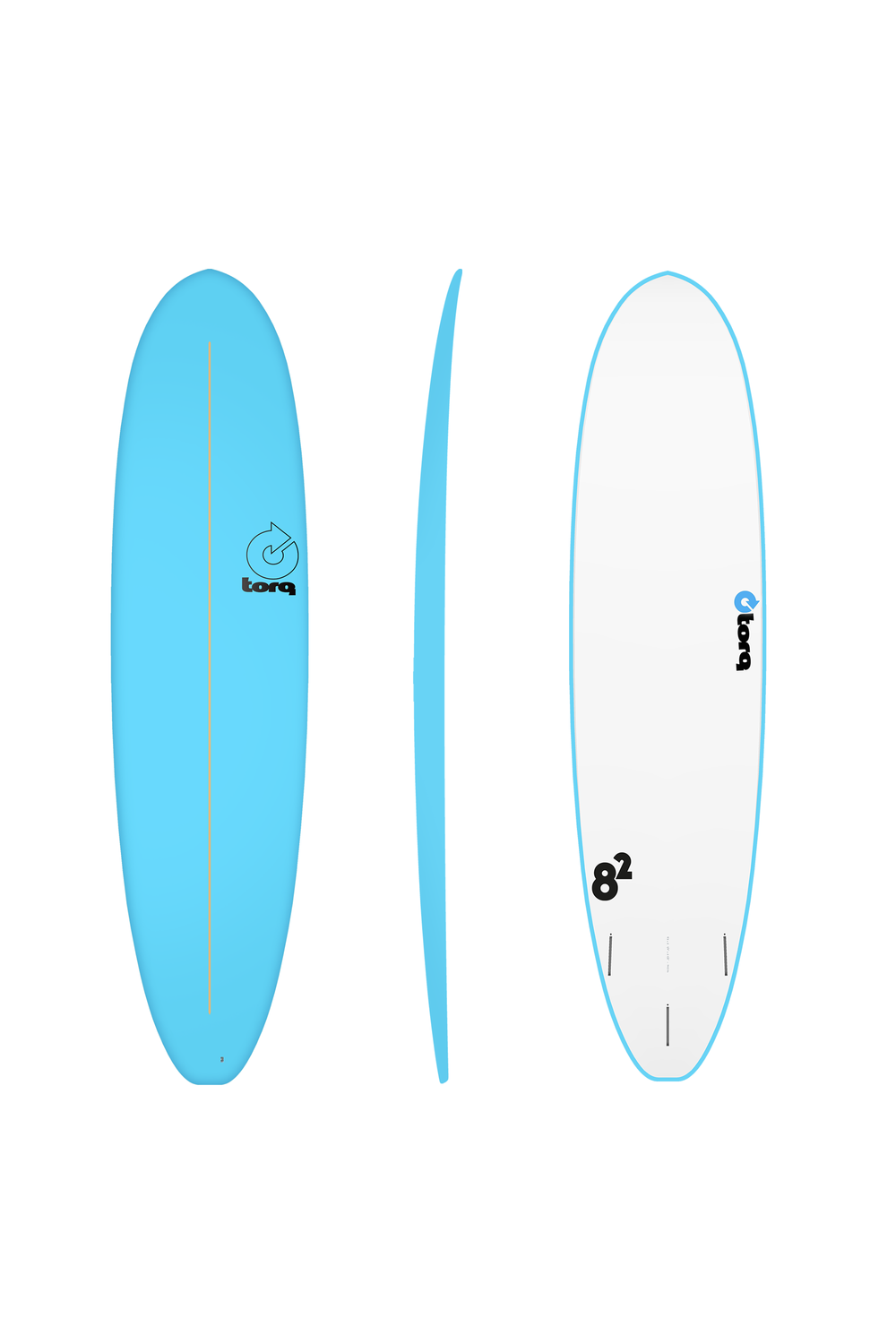 Torq Soft Deck Mod Fun V+ Surfboard in Blue