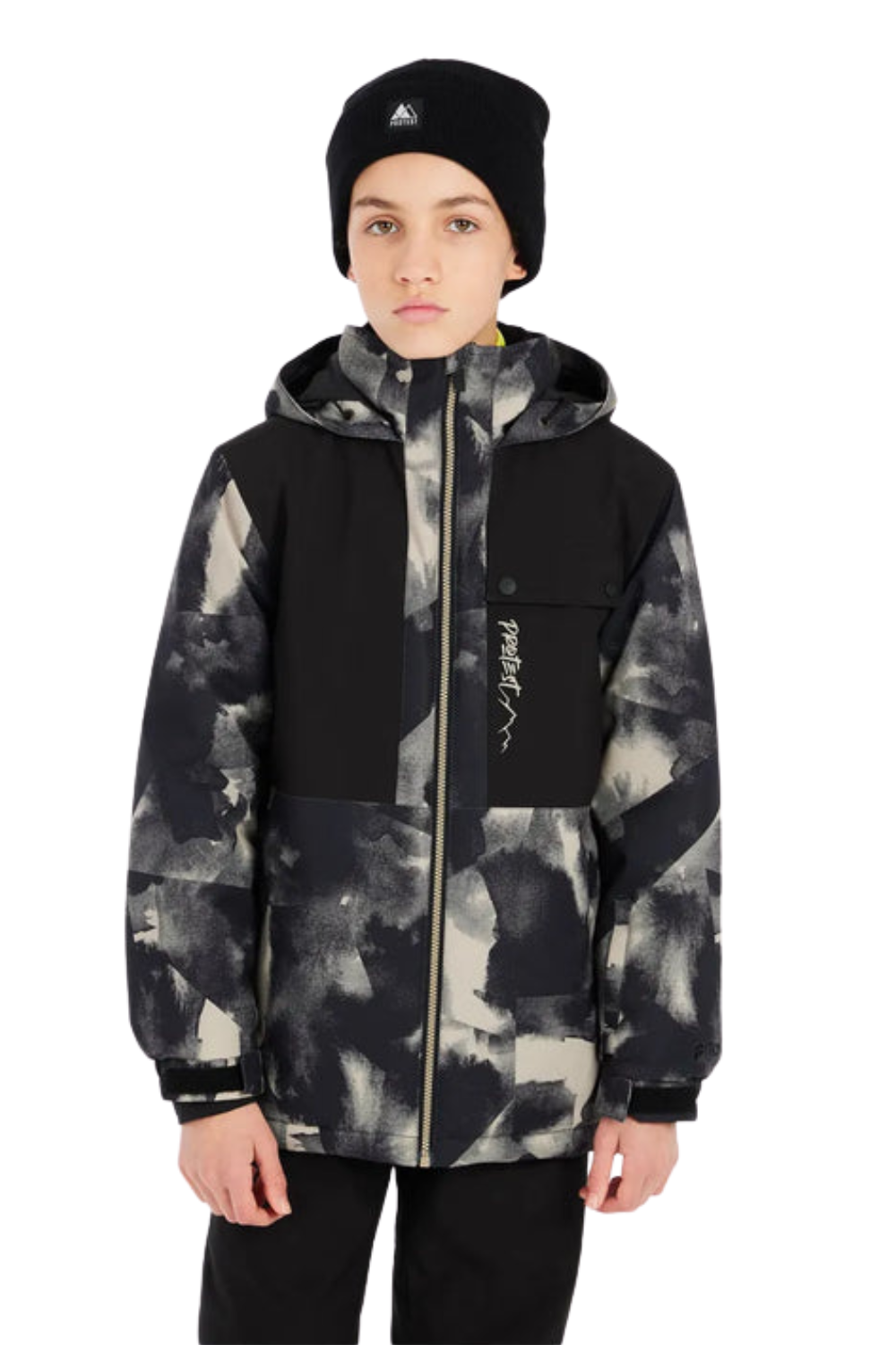 Protest Prtwolve Junior Snowjacket True Black