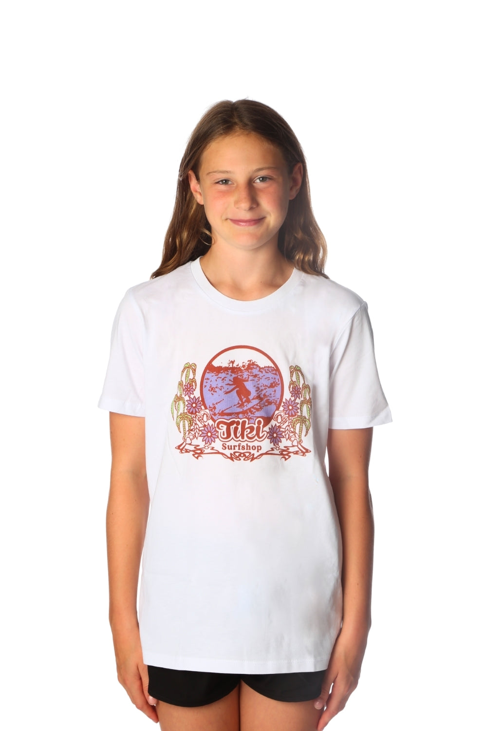 Tiki 70'S Surf Mini T-Shirt White